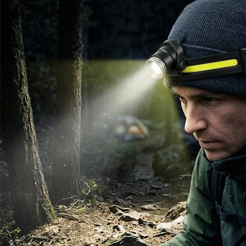 Rechargeable Waterproof LED Head Torch | Active Peaks - Active Peaks