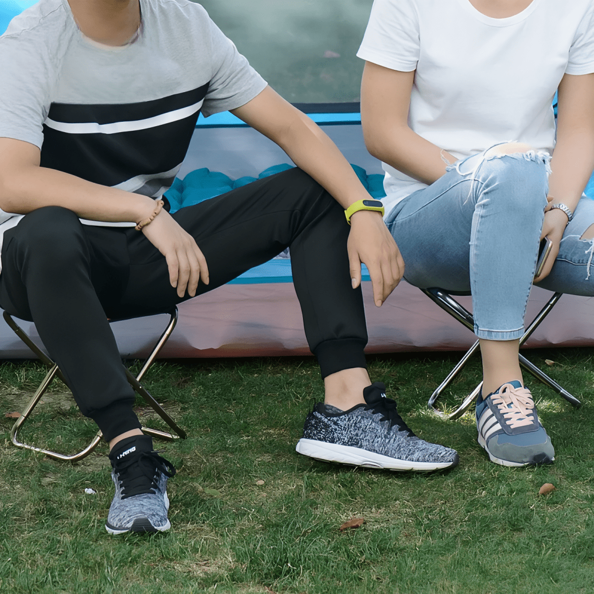 Lightweight Foldable Hiking Stool with Aluminium Frame | Active Peaks - Active Peaks