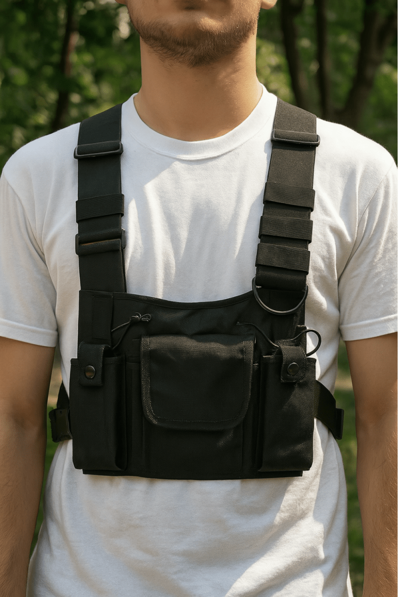 Adjustable Water - Resistant Chest Bag for Outdoor Use | Active Peaks - Active Peaks