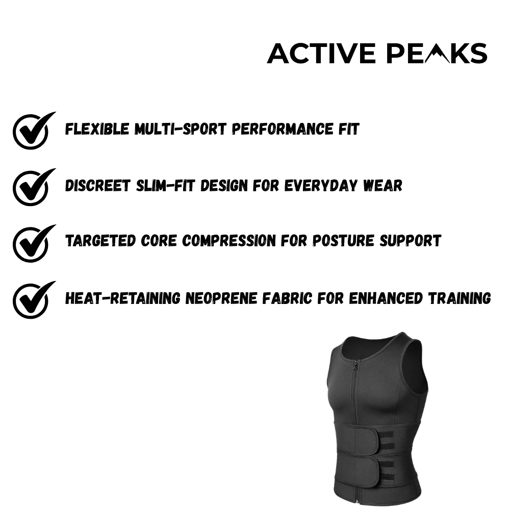 Compression Training Vest for Men – Lightweight & Breathable - Active Peaks