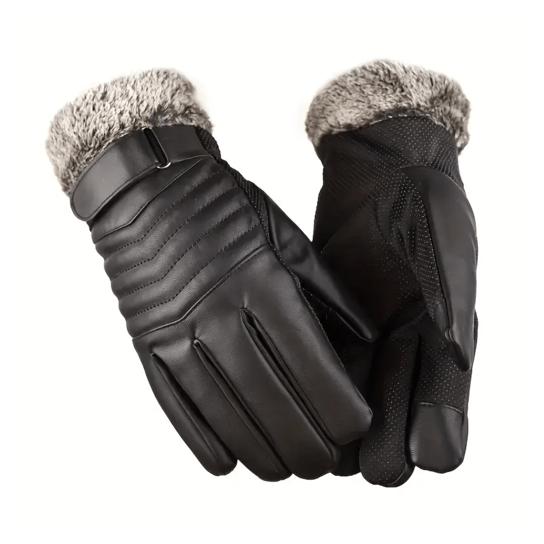 Men’s Fleece Gloves Warm Windproof Touchscreen | Active Peaks - Active Peaks