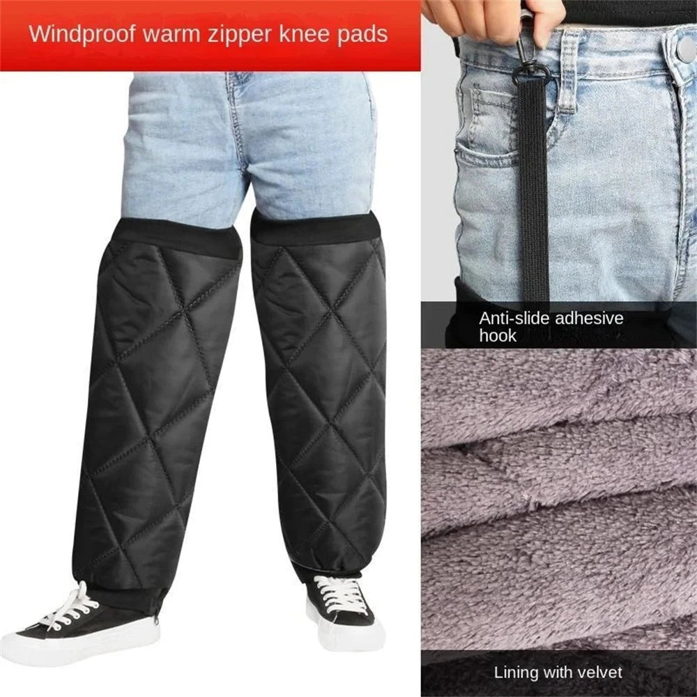 Water - Resistant Thermal Leg Warmers with Knee Protection | Active Peaks - Active Peaks