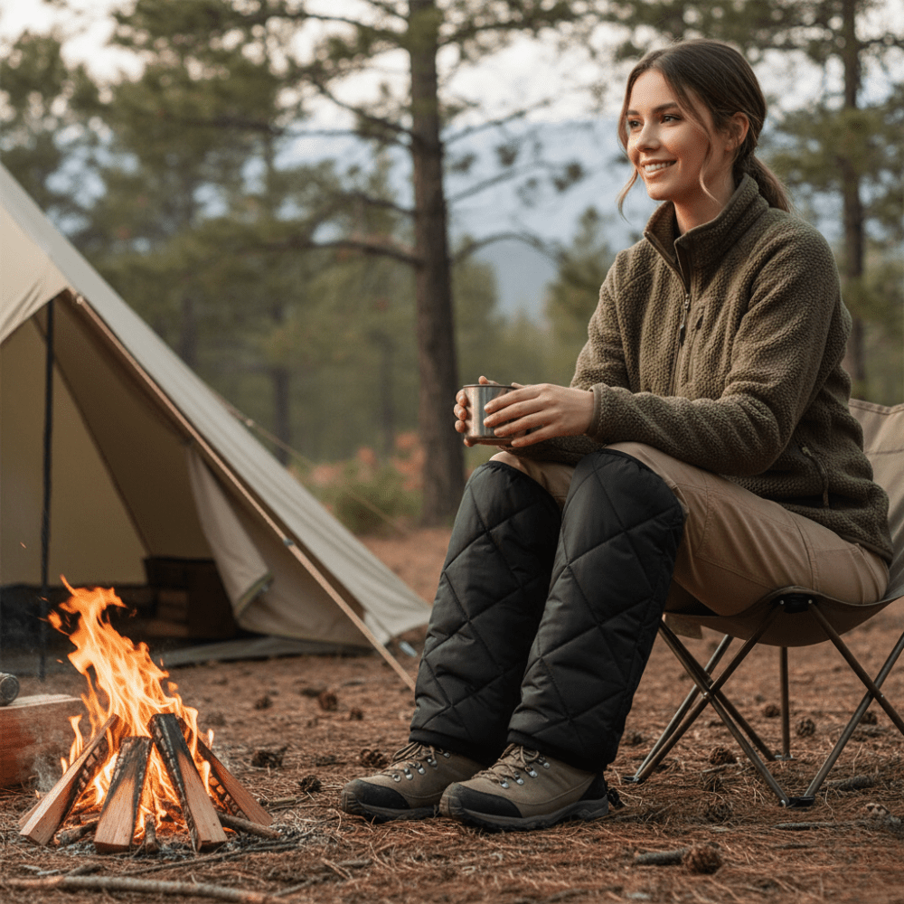 Water - Resistant Thermal Leg Warmers with Knee Protection | Active Peaks - Active Peaks