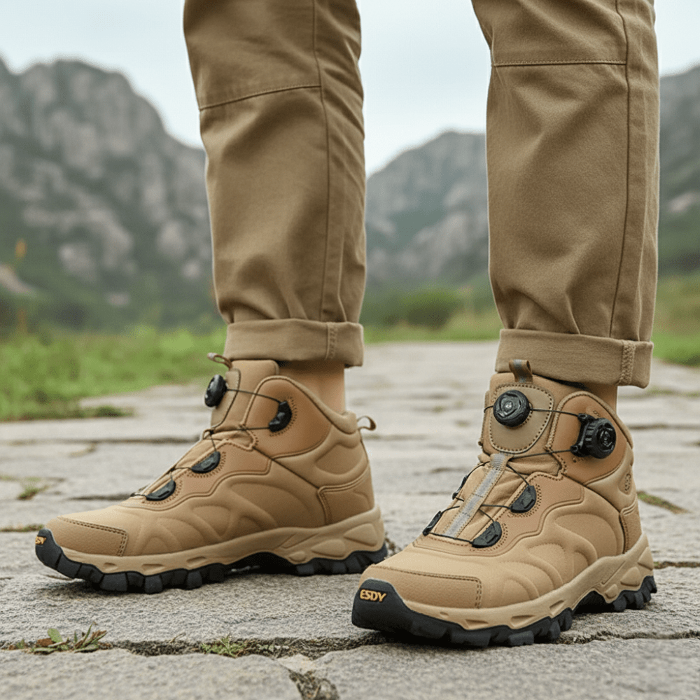 Hiking Shoes – Water - Resistant Supportive Design with Twist - Lock | Active Peaks - Active Peaks