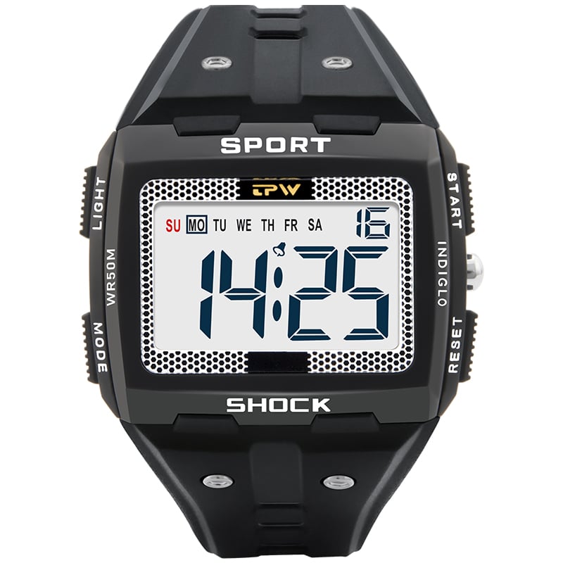 Water - Resistant Digital Hiking Watch with Backlight | Active Peaks - Active Peaks