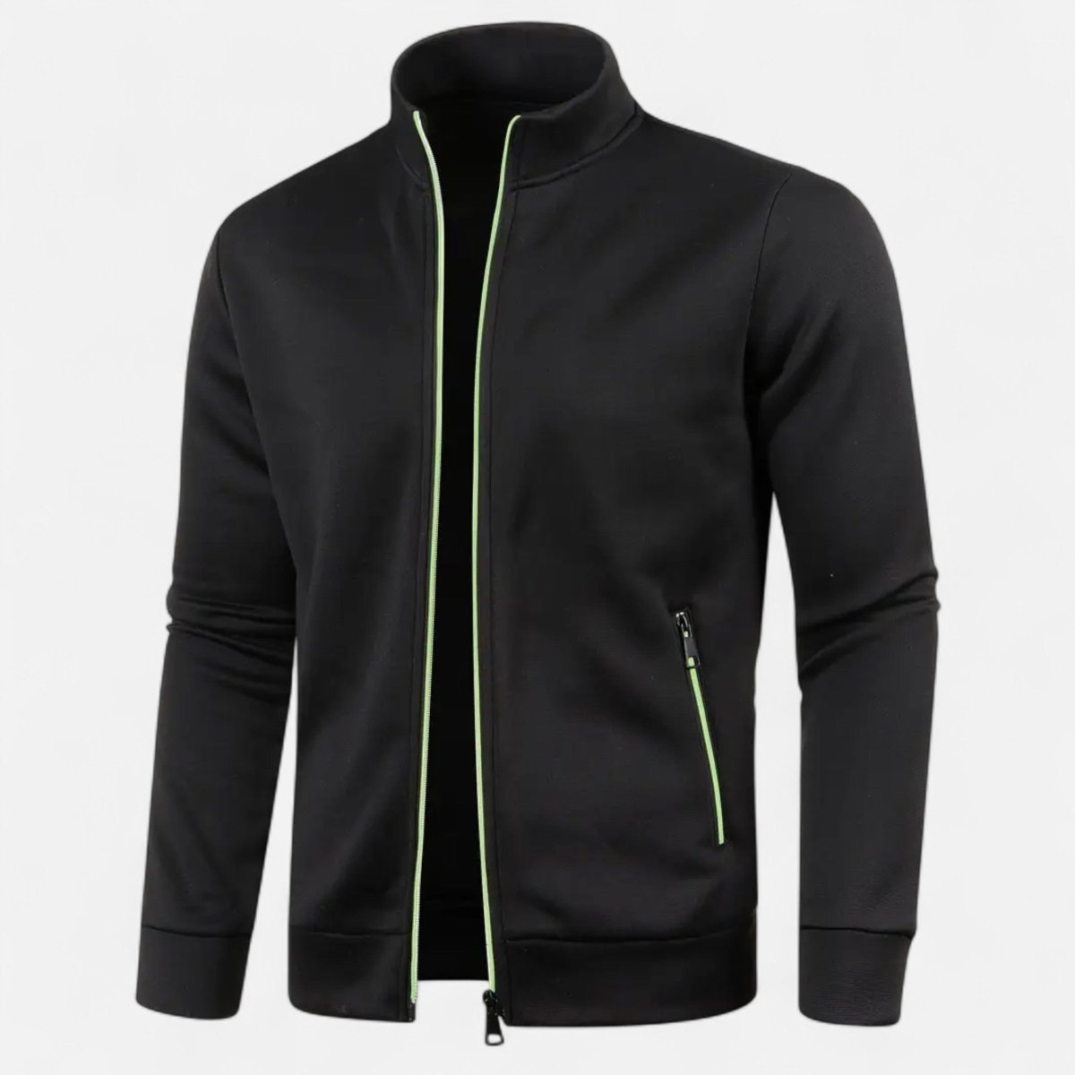 Knitted Zip Cardigan with Full - Length Closure | Active Peaks - Active Peaks