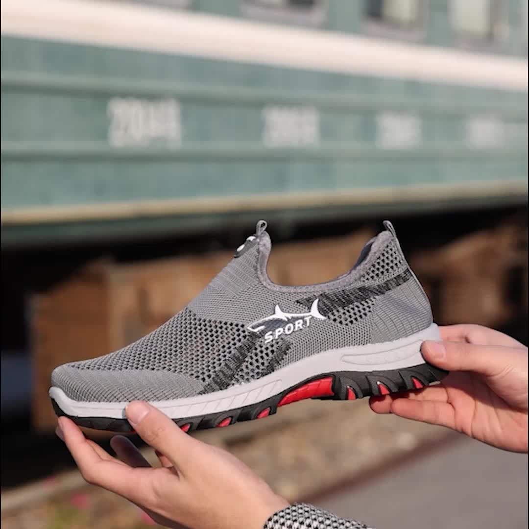 Men's Slip - On Walking Shoes – Breathable Lightweight | Active Peaks - Active Peaks