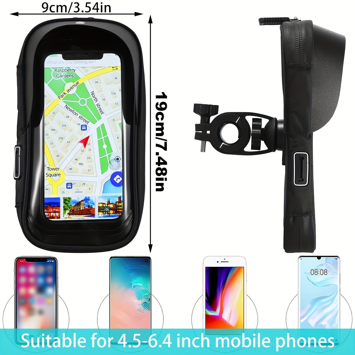 Waterproof Phone Holder – 360° Rotating Bike and Motor Mount - Active Peaks