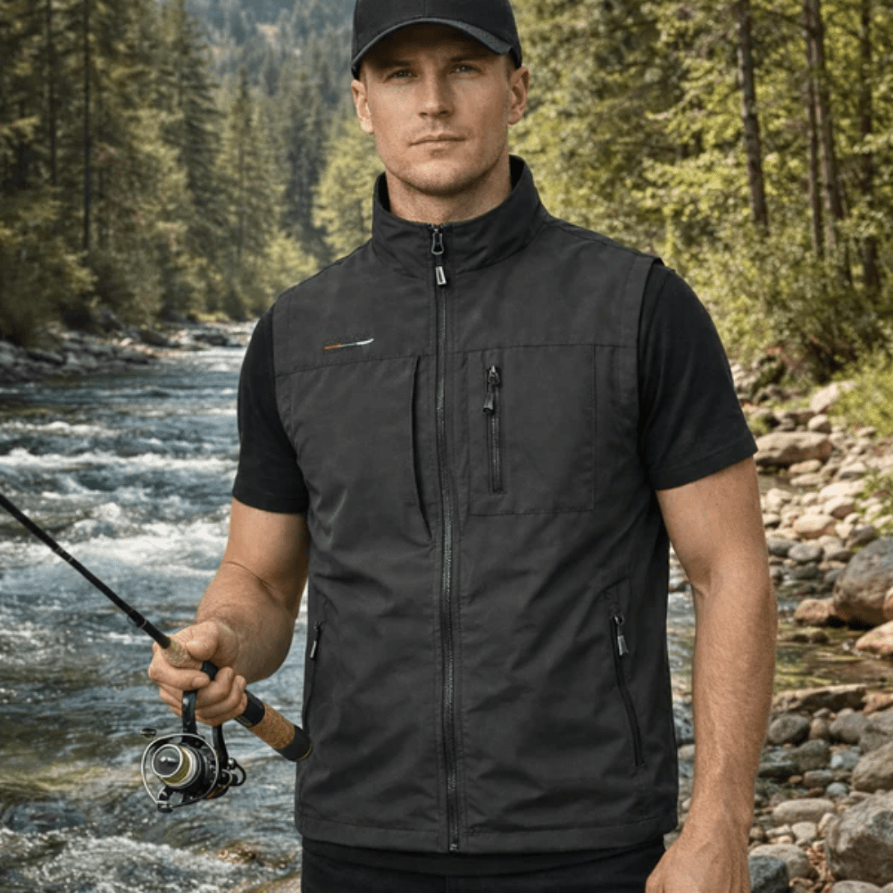 Lightweight Multi - Pocket Outdoor Gilet for Men | Active Peaks - Active Peaks