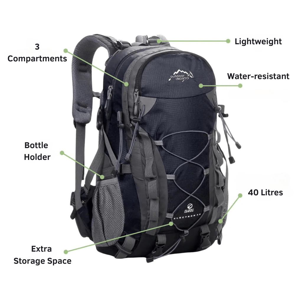 ActivePeaks – Lightweight 40L Trekking Backpack with Suspension System