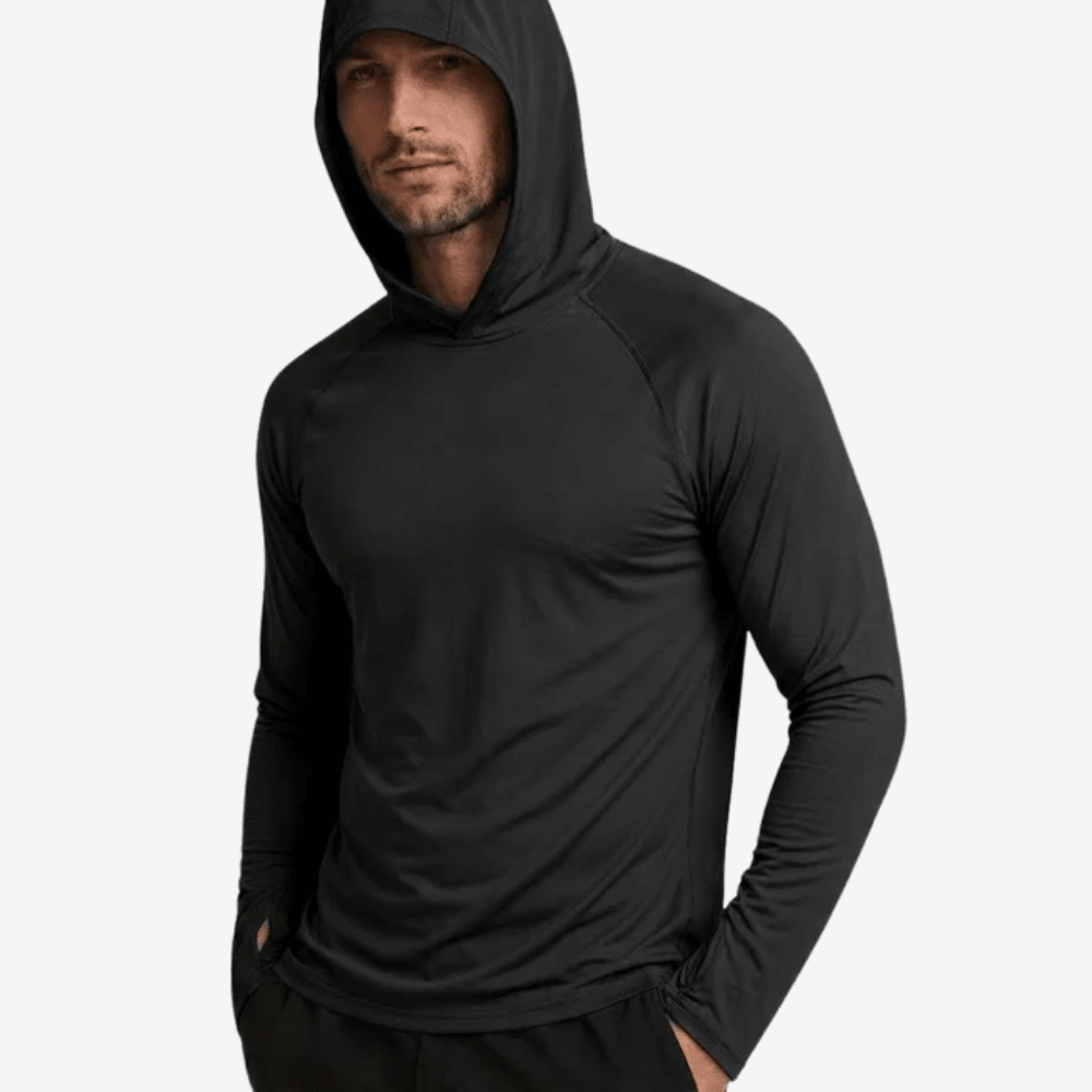 Men's UPF 50+ Sun Hoodie – Lightweight Quick - Drying - Active Peaks