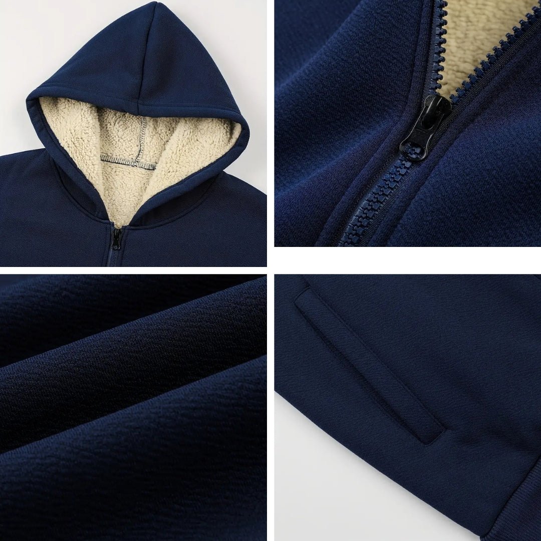 Men’s Fleece Hoodie with Sherpa Lining | Active Peaks - Active Peaks