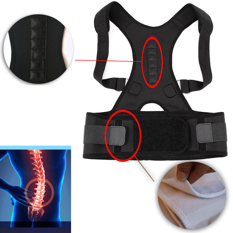 Back Support Brace – Adjustable Lightweight Design - Active Peaks