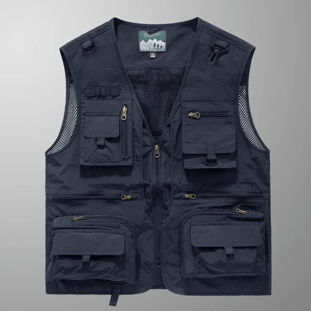 Lightweight Multi - Pocket Mesh Utility Vest | Active Peaks - Active Peaks