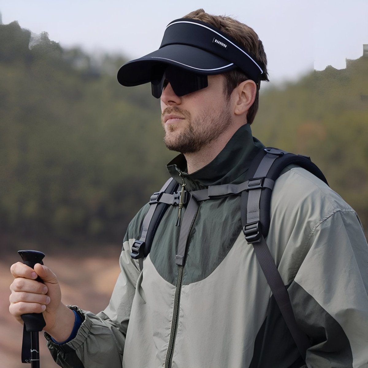 Breathable Hiking Cap with Integrated Visor and Sunglasses | Active Peaks - Active Peaks