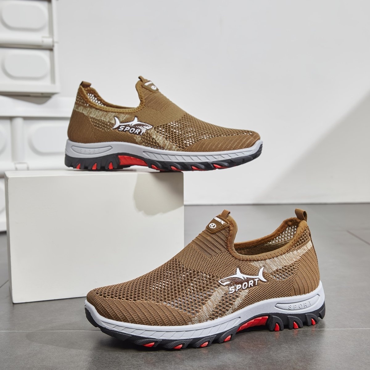 Men's Slip - On Walking Shoes – Breathable Lightweight | Active Peaks - Active Peaks