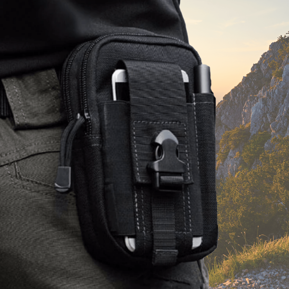 Compact Waist Bag – Lightweight & Water - Resistant | Active Peaks - Active Peaks