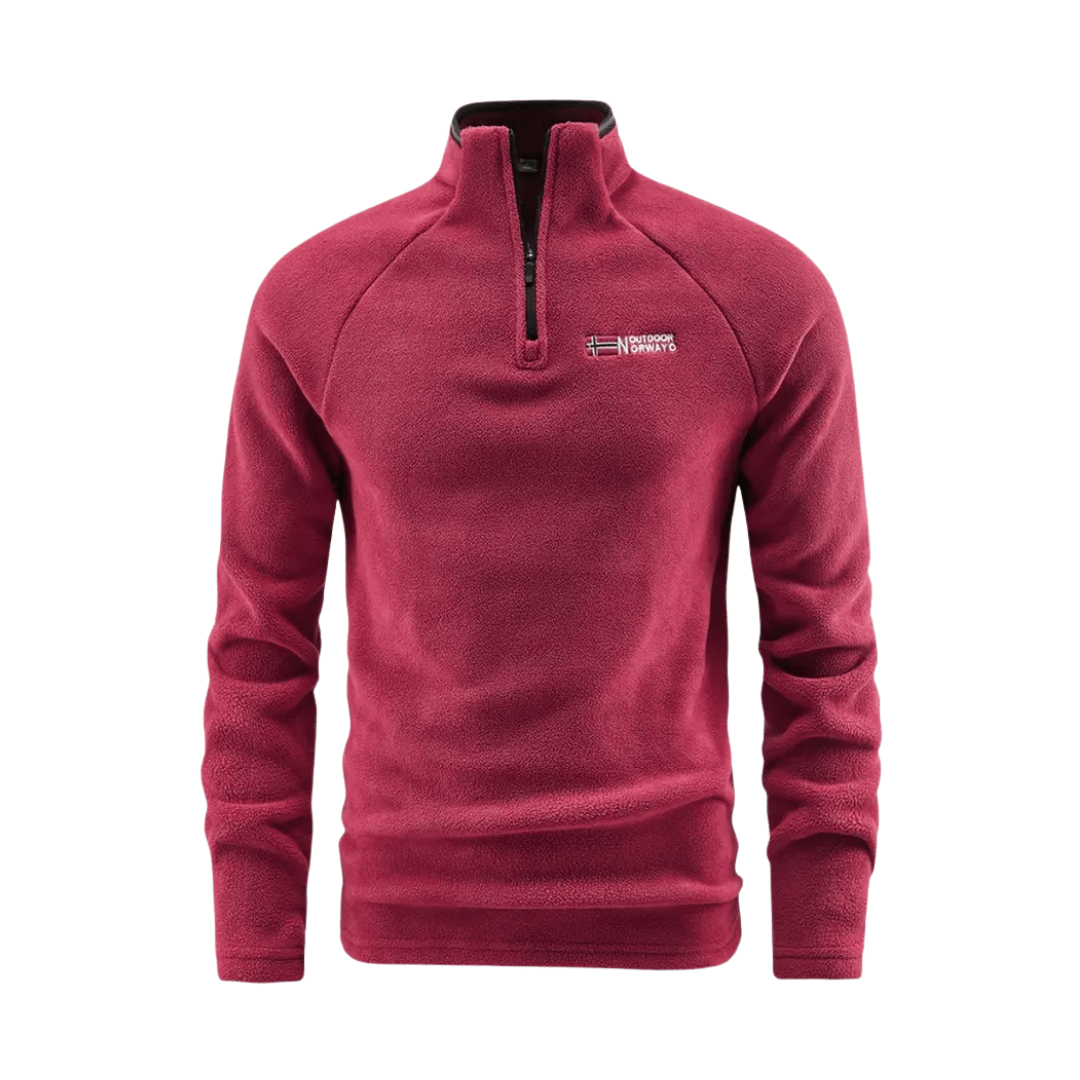 Men’s Thermal Fleece Half - Zip Jacket Breathable | Active Peaks - Active Peaks