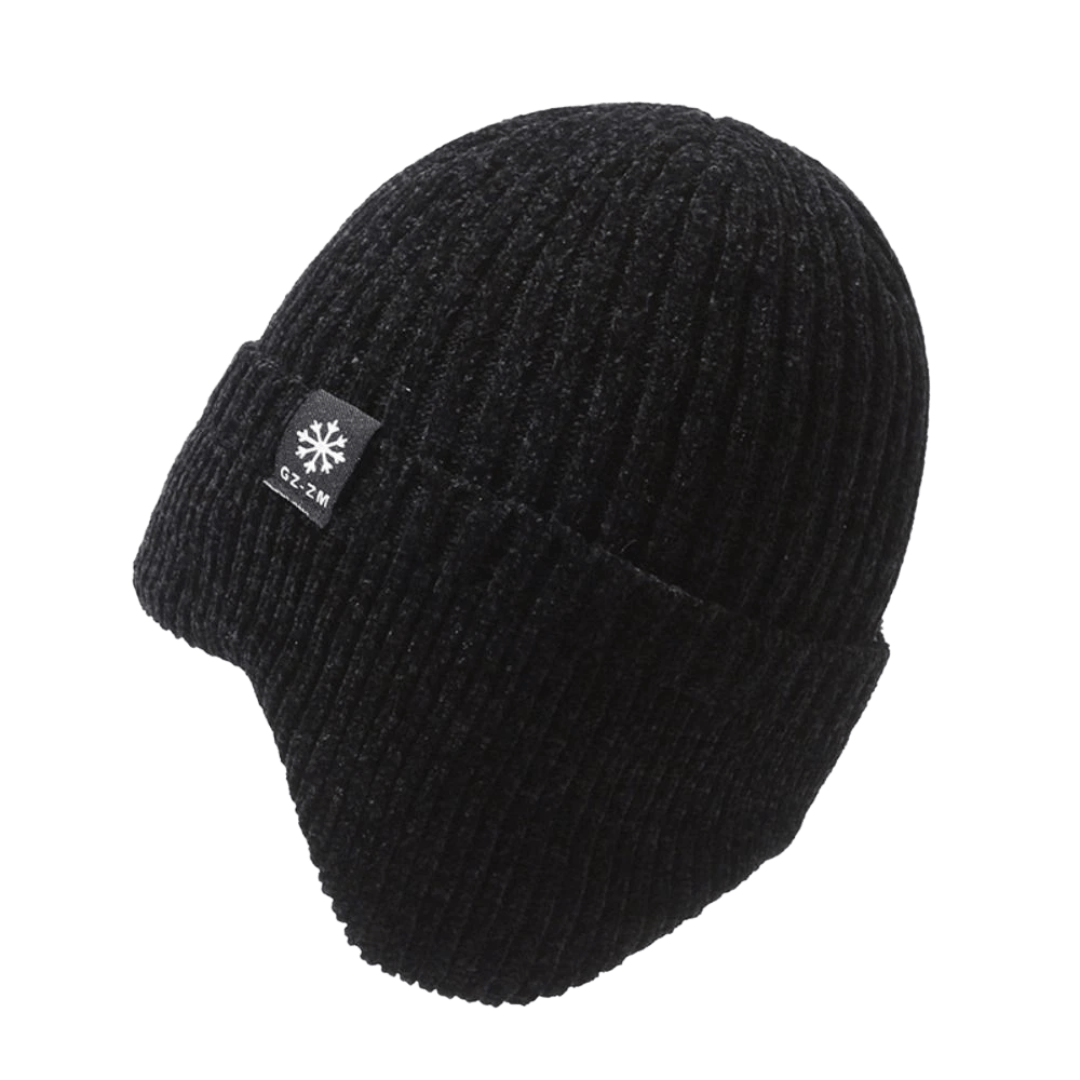 Men’s Knitted Winter Hat Fleece Lined with Ear Coverage | Active Peaks - Active Peaks