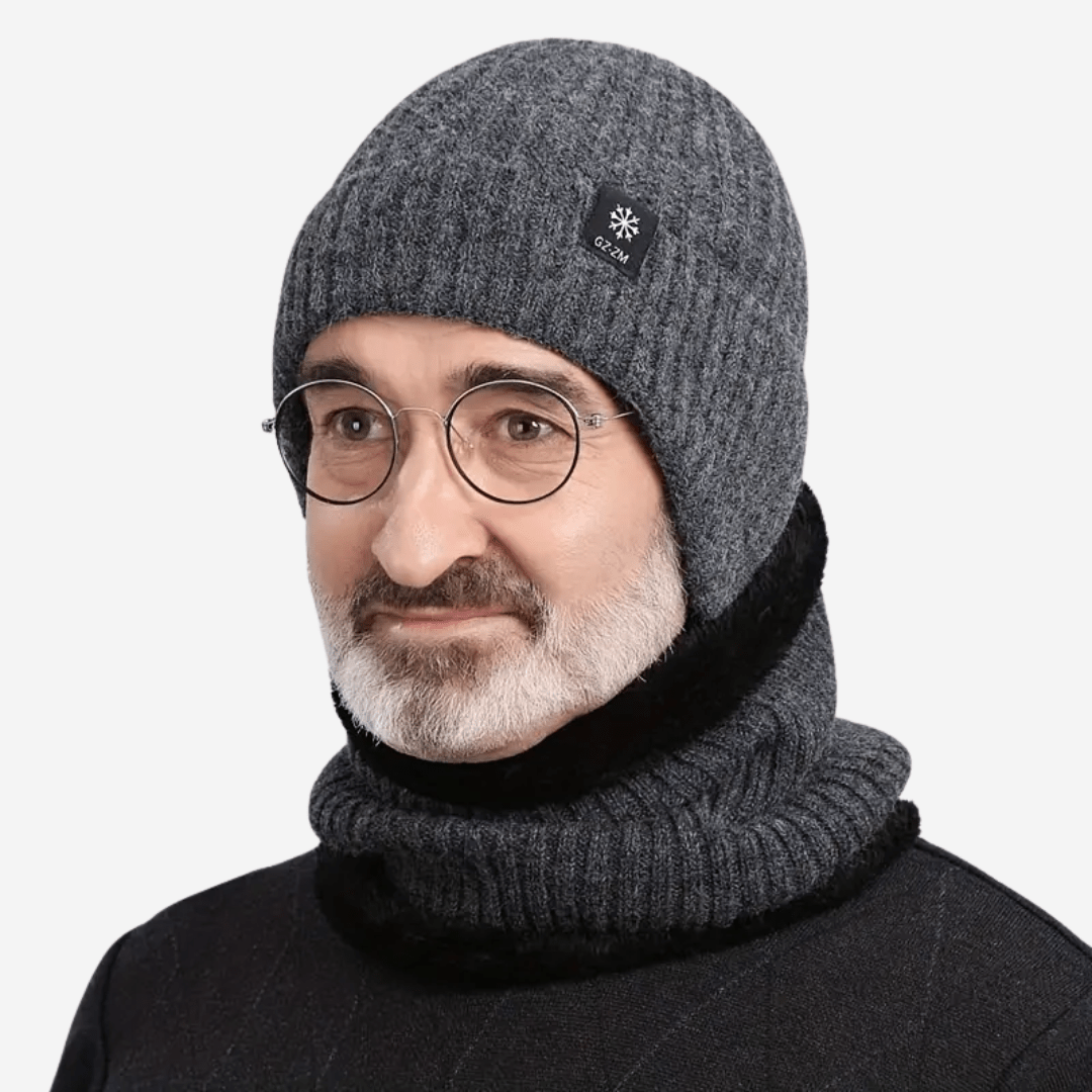Men’s Knitted Winter Hat Fleece Lined with Ear Coverage | Active Peaks - Active Peaks
