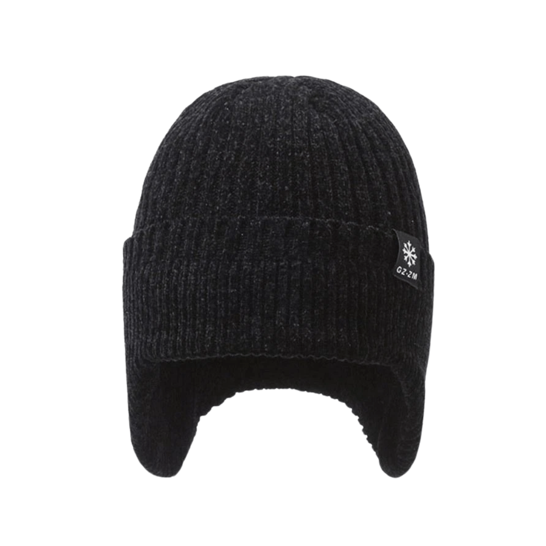 Men’s Knitted Winter Hat Fleece Lined with Ear Coverage | Active Peaks - Active Peaks
