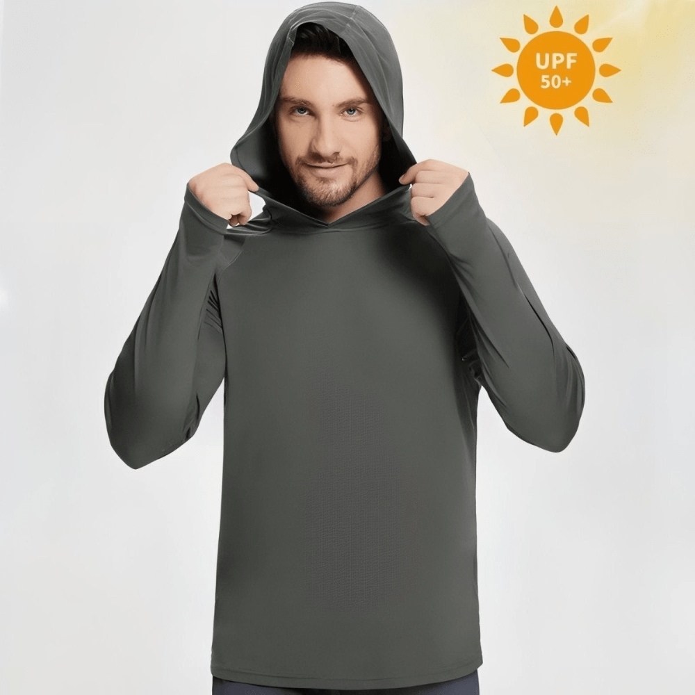 Men’s Breathable Long Sleeve Hiking T-Shirt with UV Protection - Active Peaks