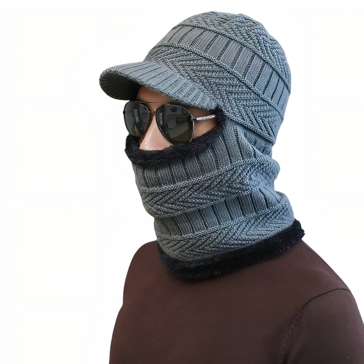 Thermal Winter Balaclava with Integrated Visor | Active Peaks - Active Peaks