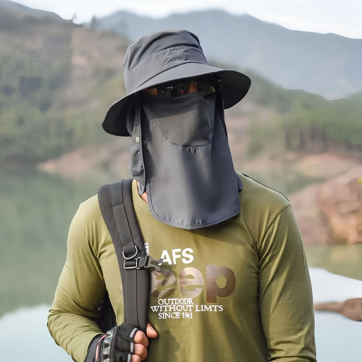 Lightweight Breathable Hiking Hat with Neck Cover | Active Peaks - Active Peaks