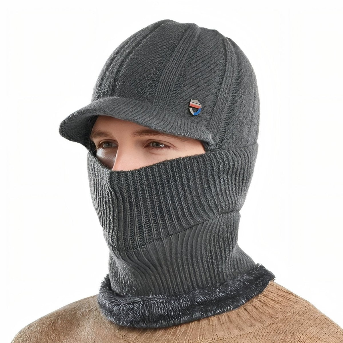 Thermal Winter Balaclava with Integrated Visor - Active Peaks