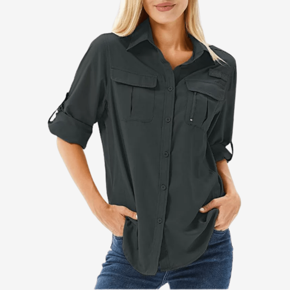 Breathable Long Sleeve Hiking Shirt – Women’s Lightweight | Active Peaks - Active Peaks