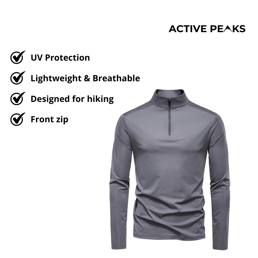 Breathable Long - Sleeve Hiking Shirt with UV Protection | Active Peaks - Active Peaks