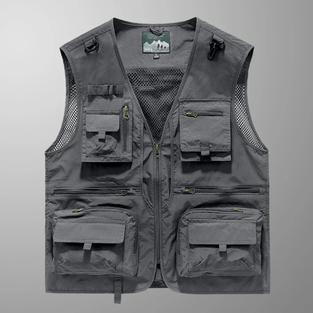 Lightweight Multi - Pocket Mesh Utility Vest | Active Peaks - Active Peaks