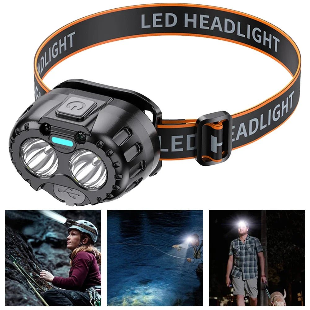 LED Headlamp Waterproof USB Rechargeable Light | Active Peaks - Active Peaks