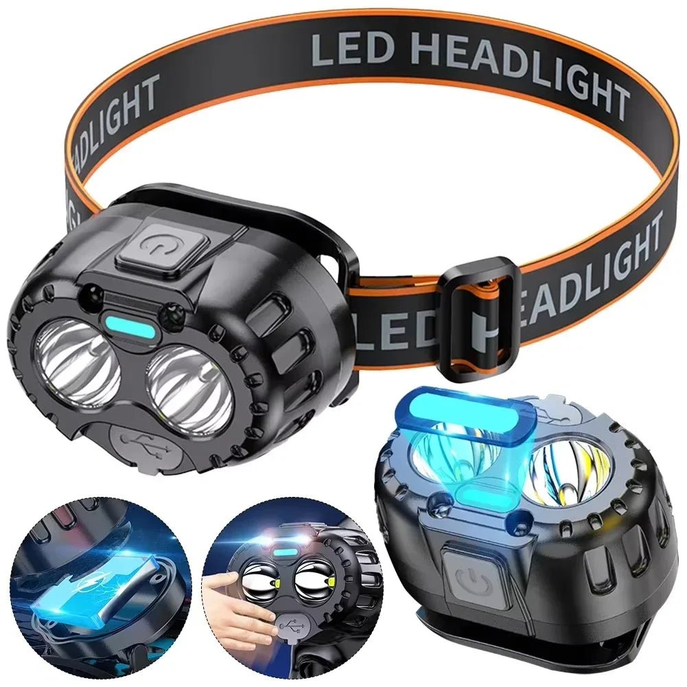 LED Headlamp Waterproof USB Rechargeable Light | Active Peaks - Active Peaks