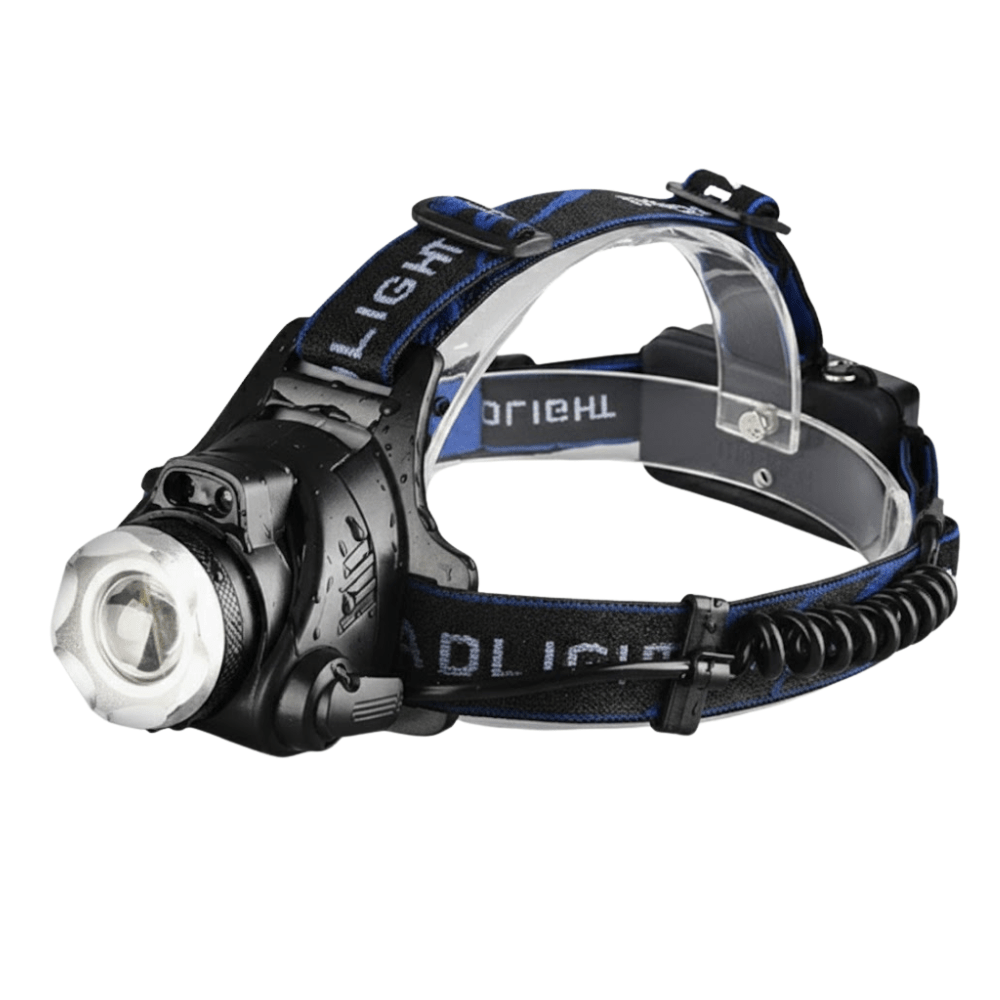 Rechargeable Waterproof LED Head Torch with Zoom Function | Active Peaks - Active Peaks