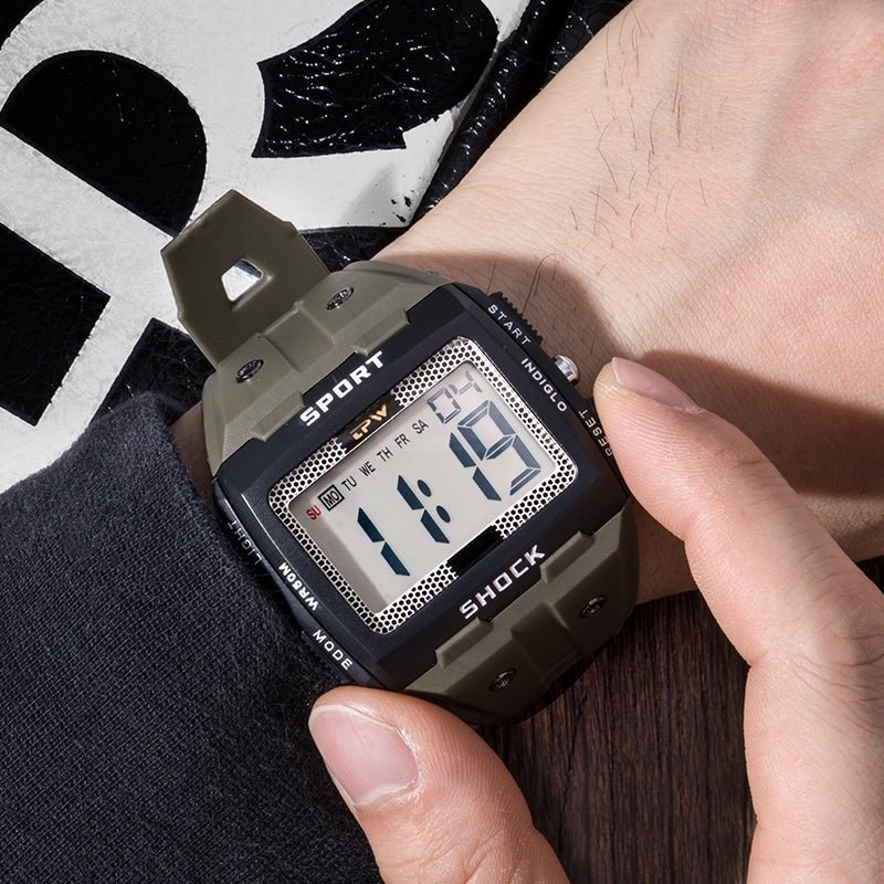 Water - Resistant Digital Hiking Watch with Backlight | Active Peaks - Active Peaks