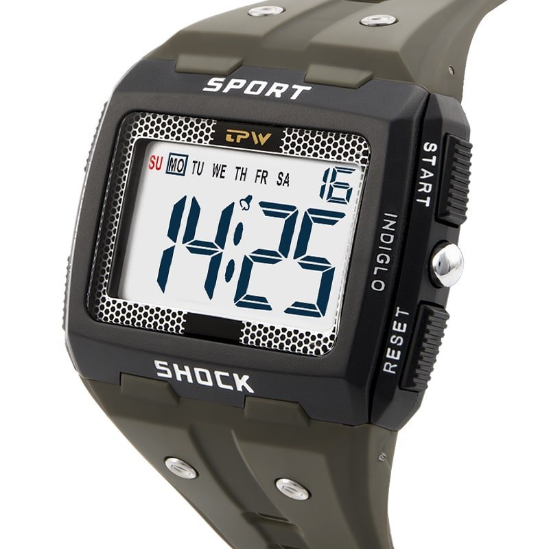 Water - Resistant Digital Hiking Watch with Backlight | Active Peaks - Active Peaks