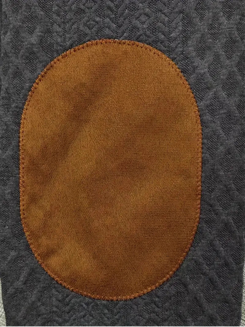 Knitted Outdoor Pullover with Reinforced Patches | Active Peaks - Active Peaks