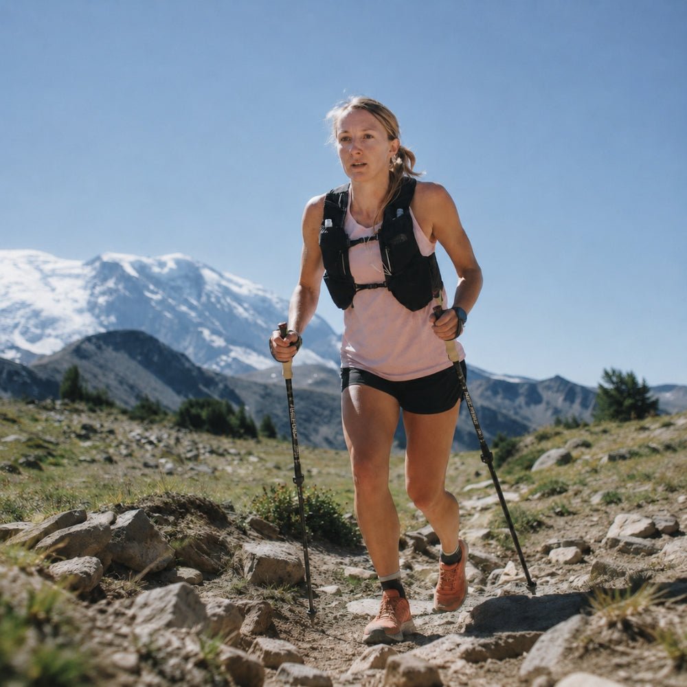 Shock - Absorbing Trekking Pole – Adjustable Aluminium | Active Peaks - Active Peaks