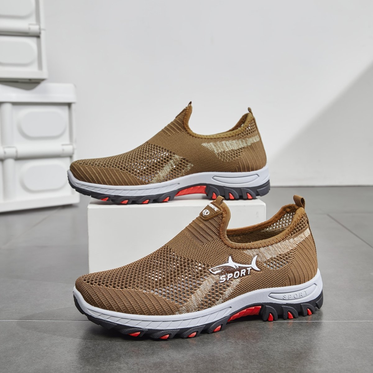 Men's Slip - On Walking Shoes – Breathable Lightweight | Active Peaks - Active Peaks