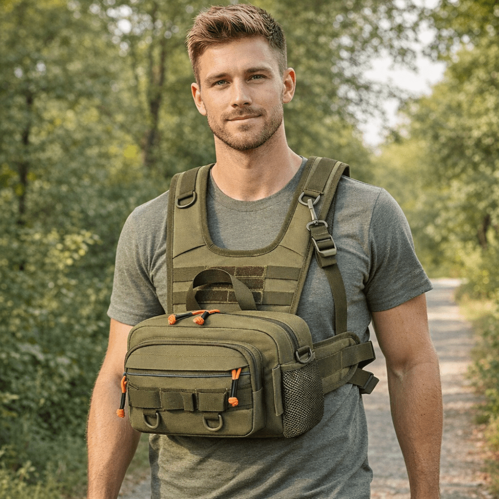 Fishing Chest Bag Durable Tactical Tackle Pack | Active Peaks - Active Peaks