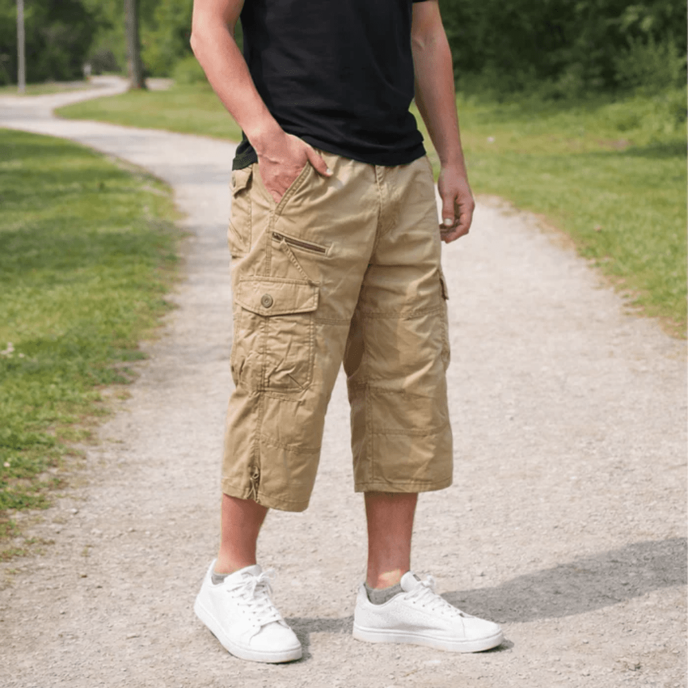 Lightweight Loose - Fit Cargo Shorts with Multiple Pockets | Active Peaks - Active Peaks