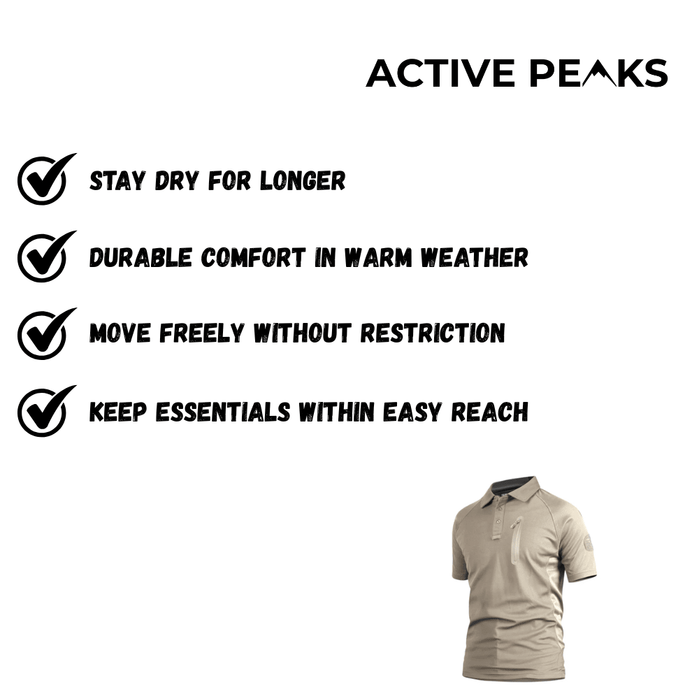 Quick - Dry Breathable Men's T-Shirt | Active Peaks - Active Peaks