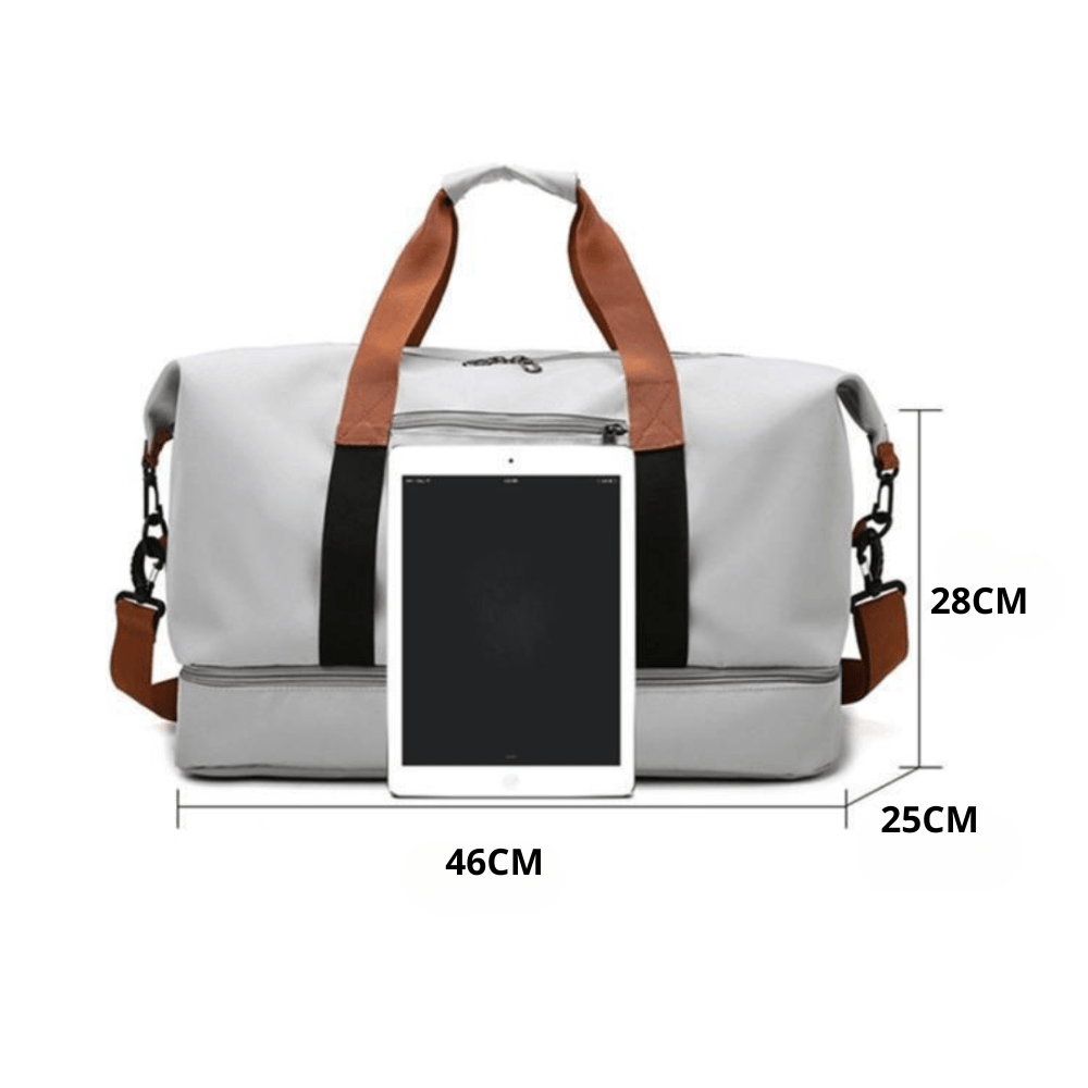 Sports Travel Bag – Durable and Water - Resistant with Separate Shoe Compartment - Active Peaks