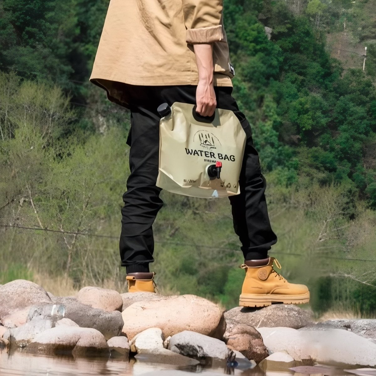 Foldable 8L Water Storage Bag with Tap - Active Peaks