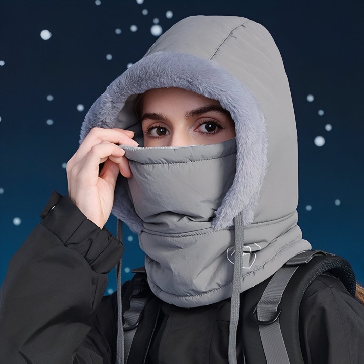 Water - Resistant Thermal Winter Balaclava with Adjustable Fit - Active Peaks