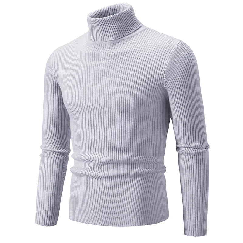 Men’s Ribbed Turtleneck Sweater | Active Peaks - Active Peaks