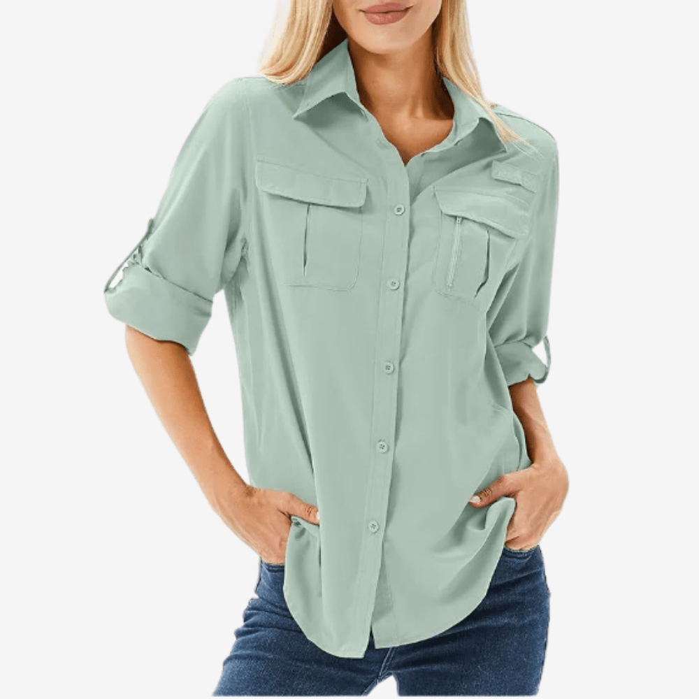 Breathable Long Sleeve Hiking Shirt – Women’s Lightweight | Active Peaks - Active Peaks