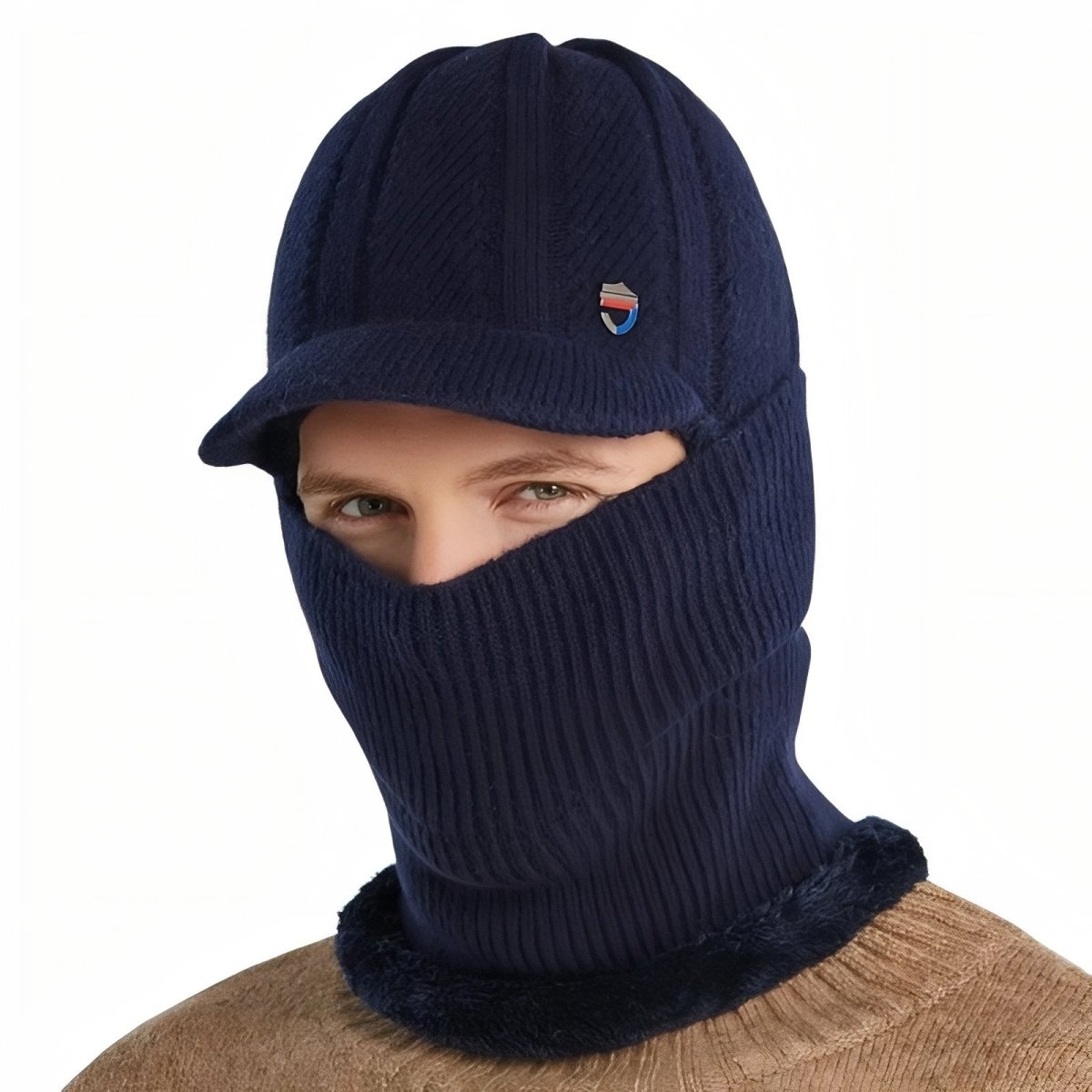 Thermal Winter Balaclava with Integrated Visor - Active Peaks