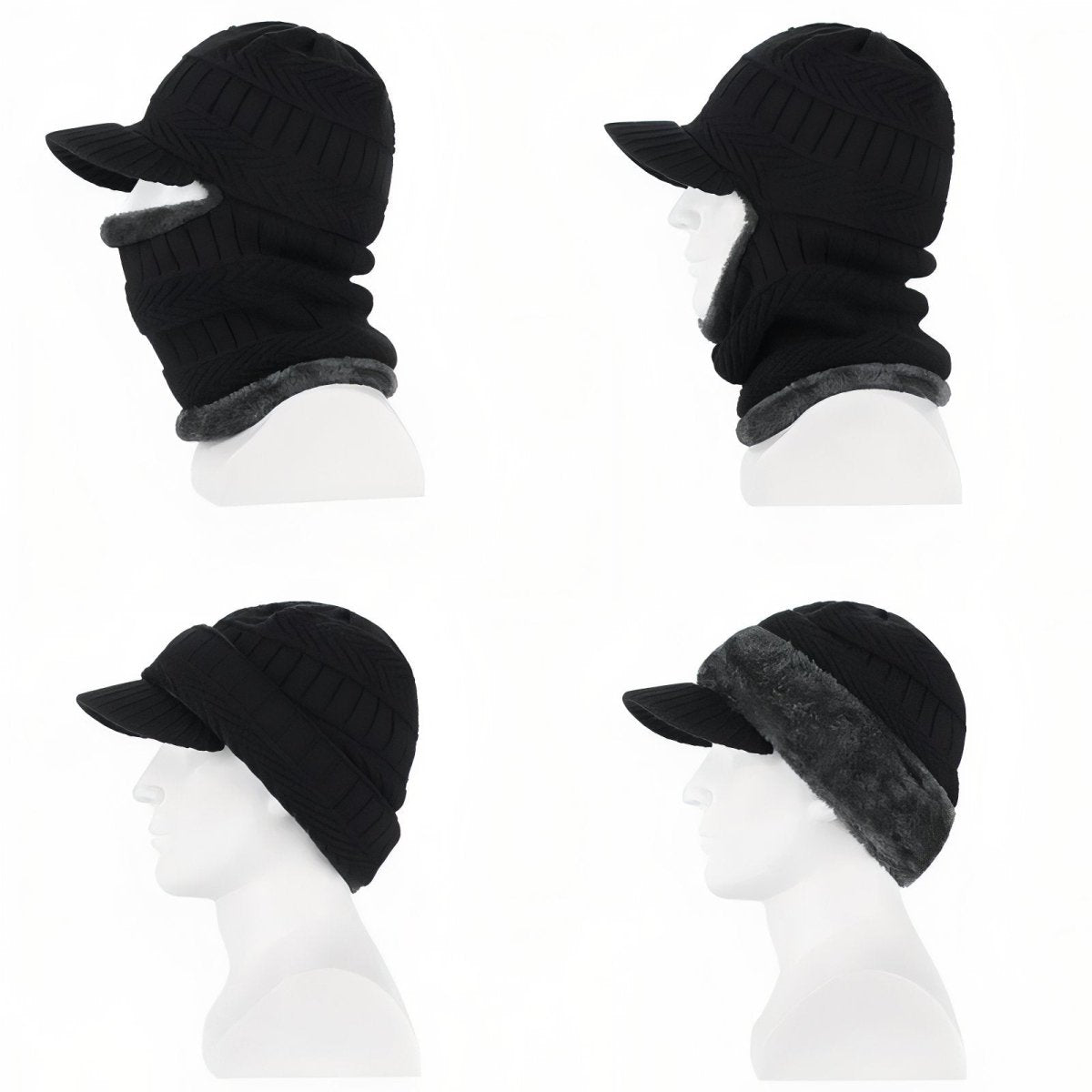 Thermal Winter Balaclava with Integrated Visor | Active Peaks - Active Peaks